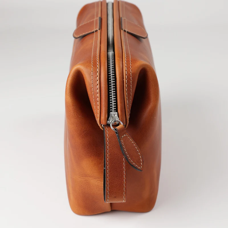 Leder Kulturtasche Mousetrap L