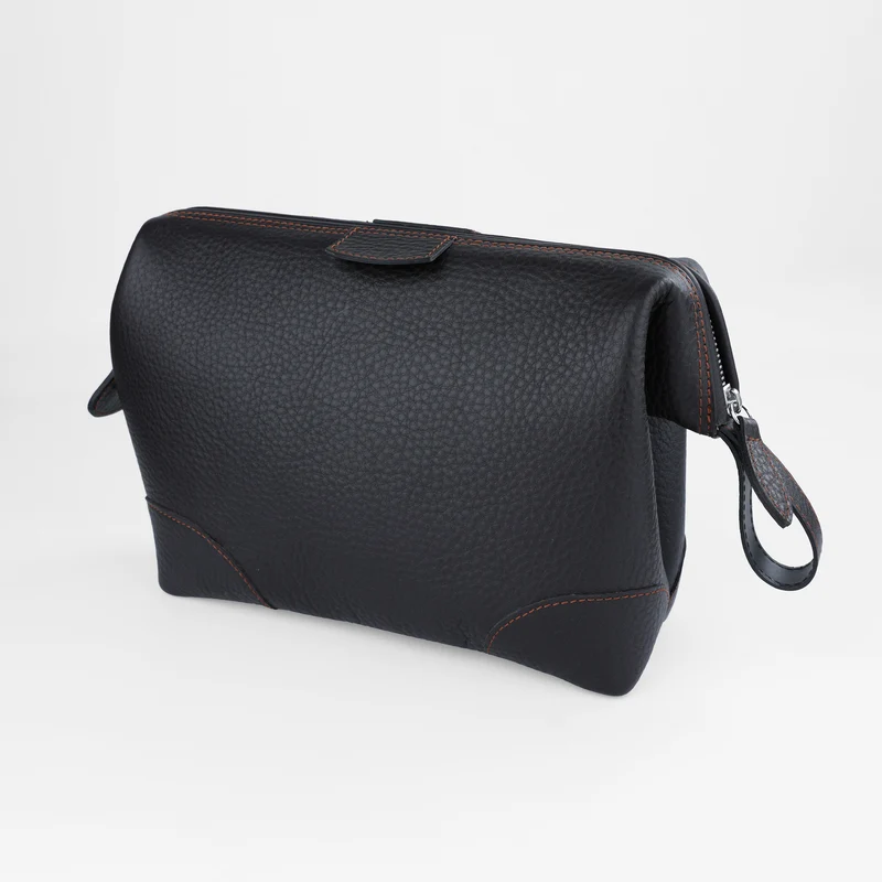Leder Kulturtasche Mousetrap L