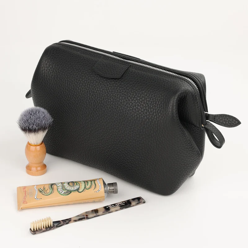 Leder Kulturtasche Mousetrap L