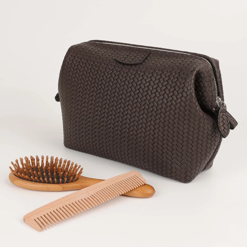 Leder Kulturtasche Mousetrap L