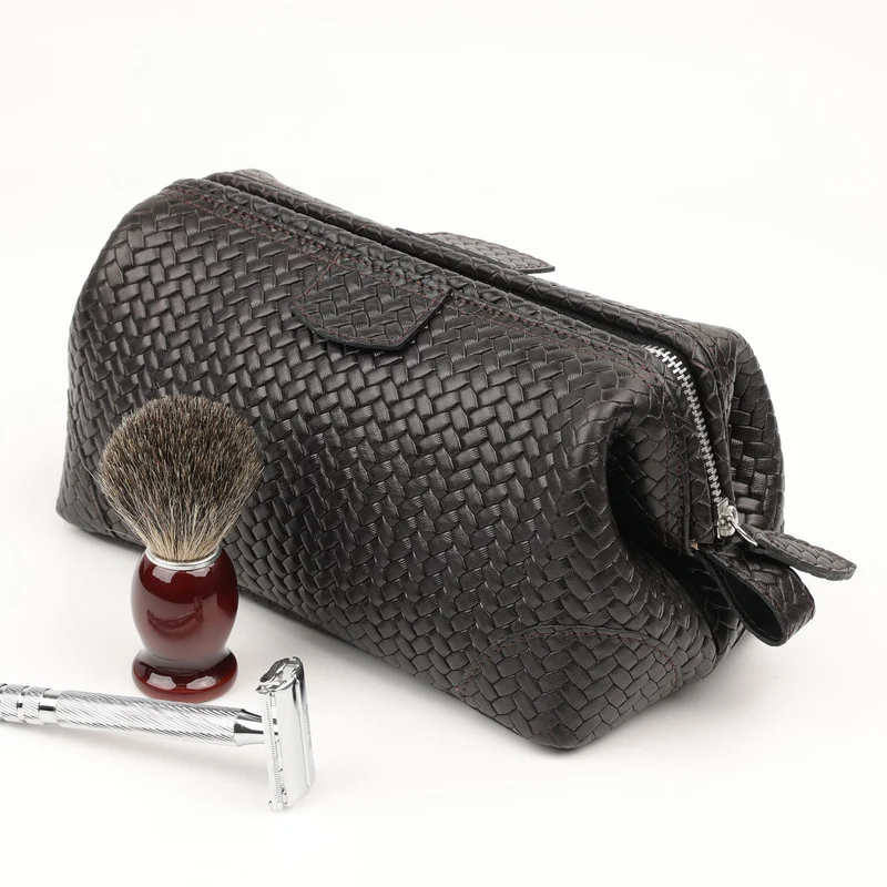 Leder Kulturtasche Mousetrap M