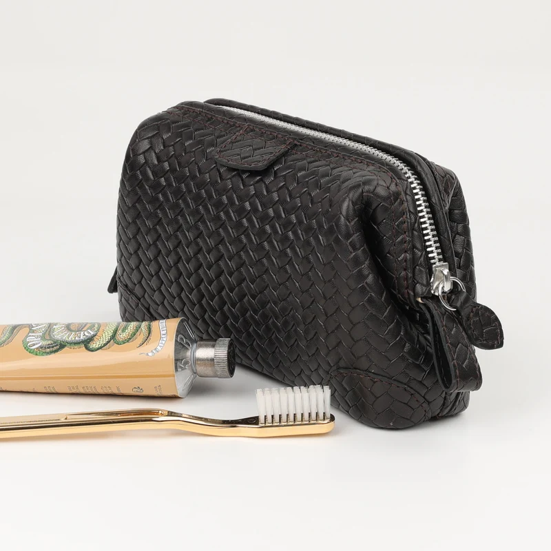 Leder Kosmetiktasche Mousetrap S