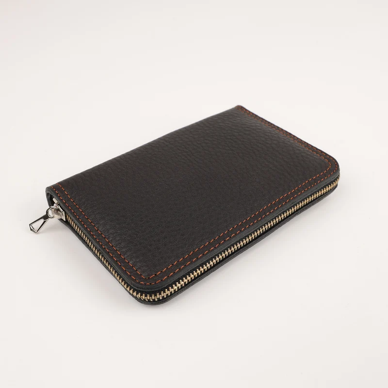 Leder Maniküre Etui Zip XL - 7-Teilig