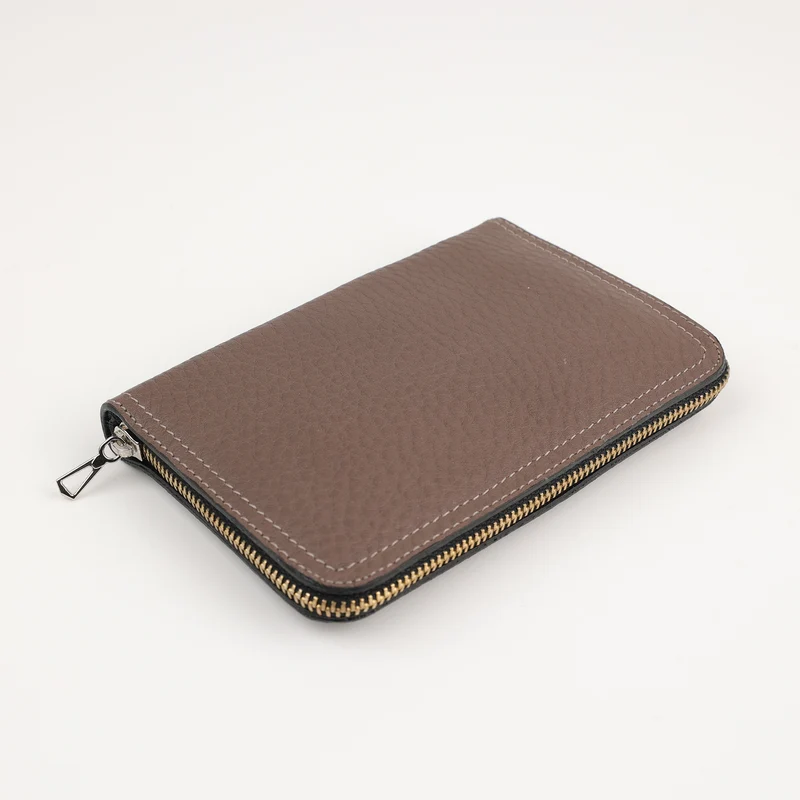 Leder Maniküre Etui Zip XL - 7-Teilig