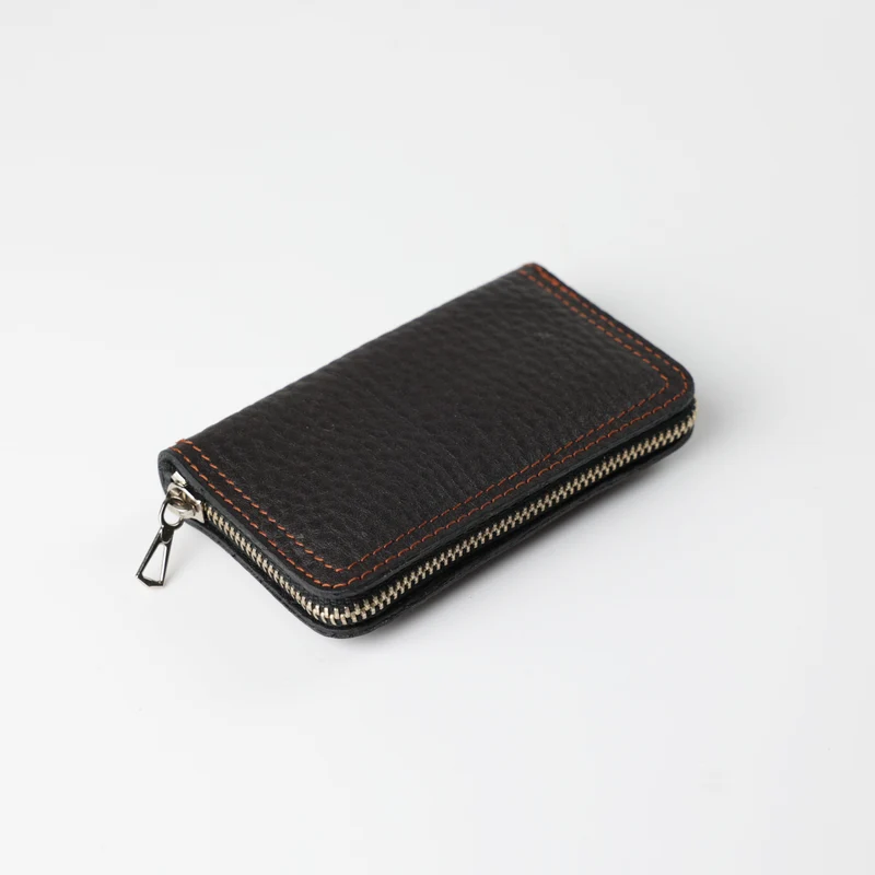 Leder Maniküre Etui Zip M - 5-Teilig