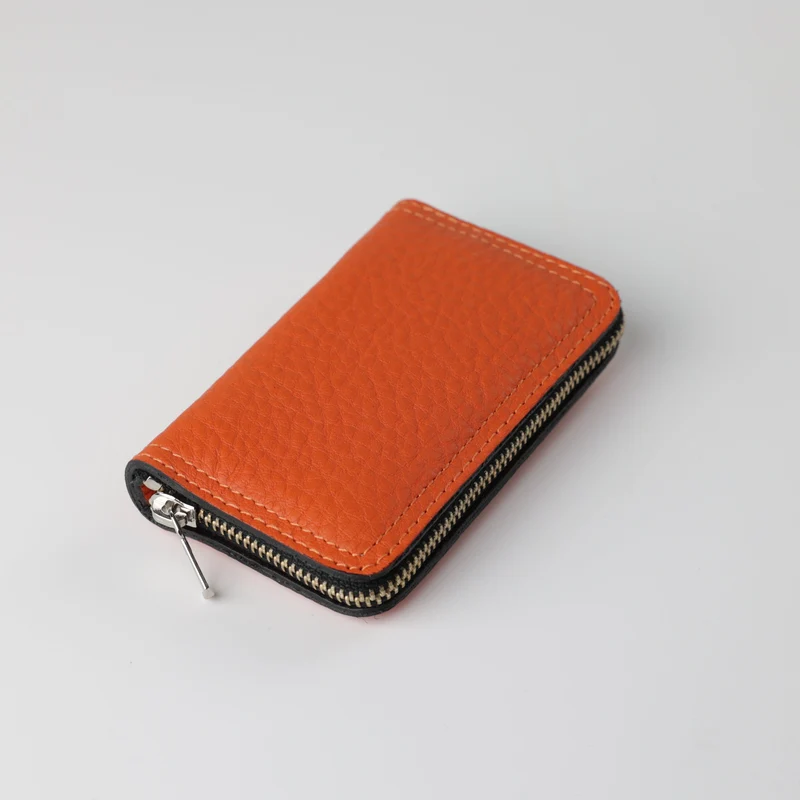 Leder Maniküre Etui Zip M - 5-Teilig