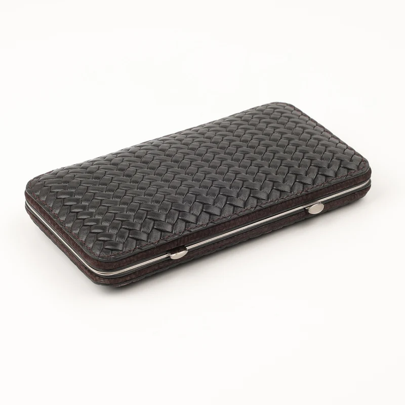 Leder Maniküre Etui Frame XL - 7-Teilig