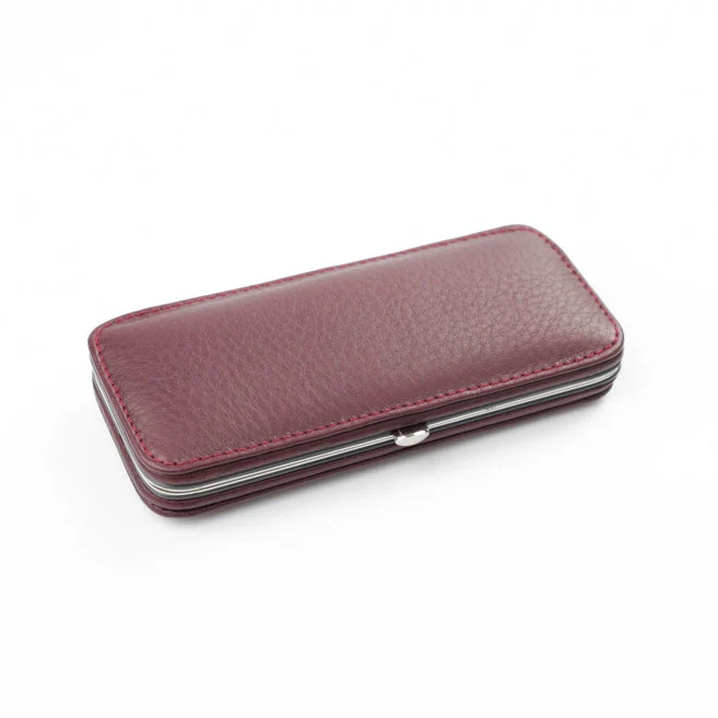 Leder Maniküre Etui Frame L - 5-Teilig