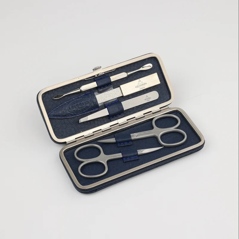 Leder Maniküre Etui Frame L - 5-Teilig