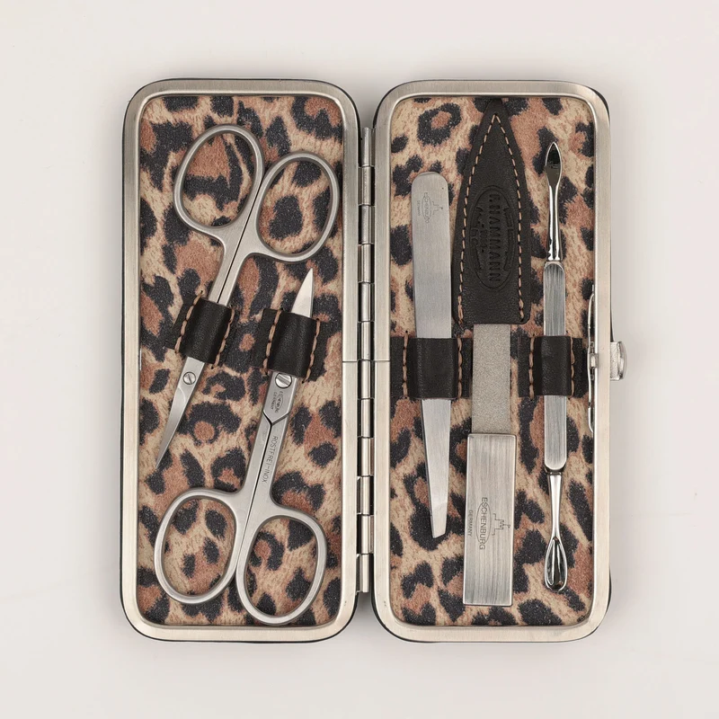Leder Maniküre Etui Frame L - 5-Teilig