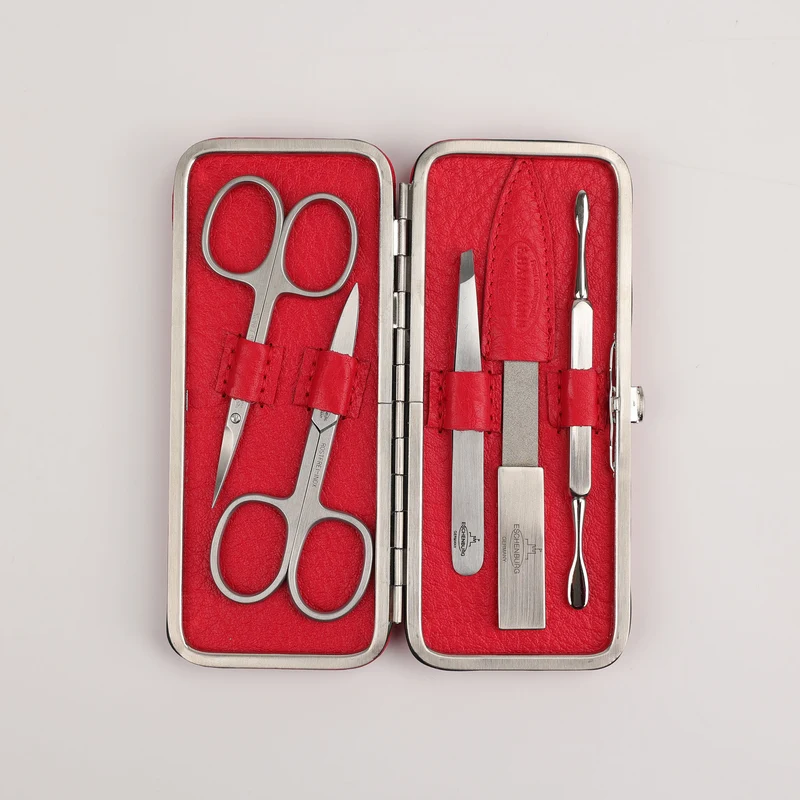 Leder Maniküre Etui Frame L - 5-Teilig