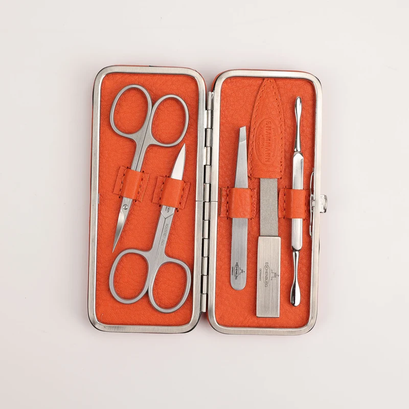 Leder Maniküre Etui Frame L - 5-Teilig