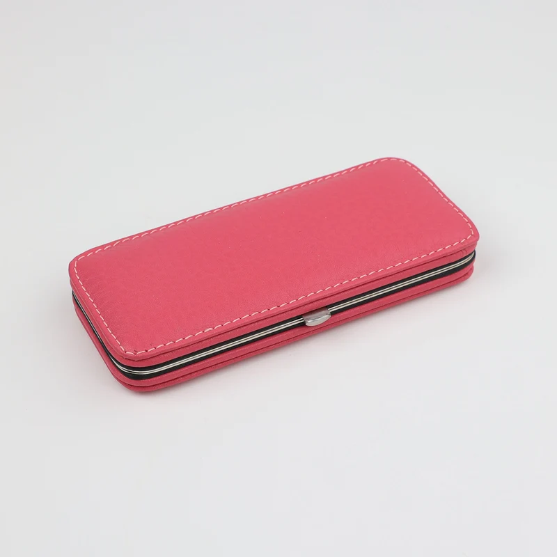 Leder Maniküre Etui Frame L - 5-Teilig