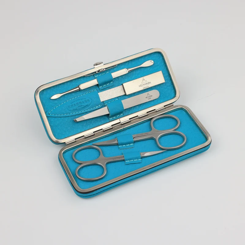 Leder Maniküre Etui Frame L - 5-Teilig