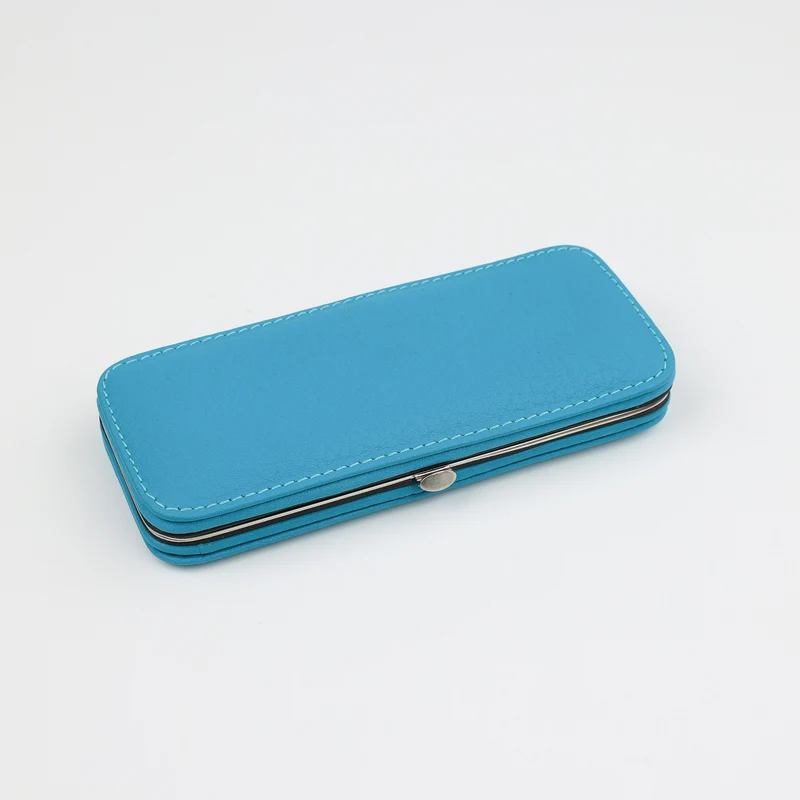 Leder Maniküre Etui Frame L - 5-Teilig