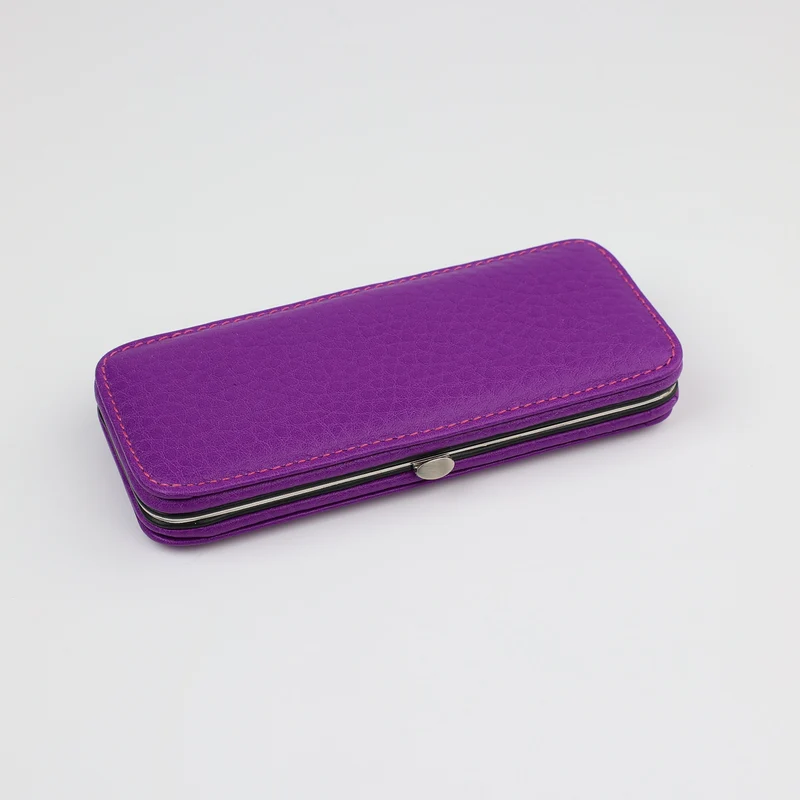 Leder Maniküre Etui Frame L - 5-Teilig