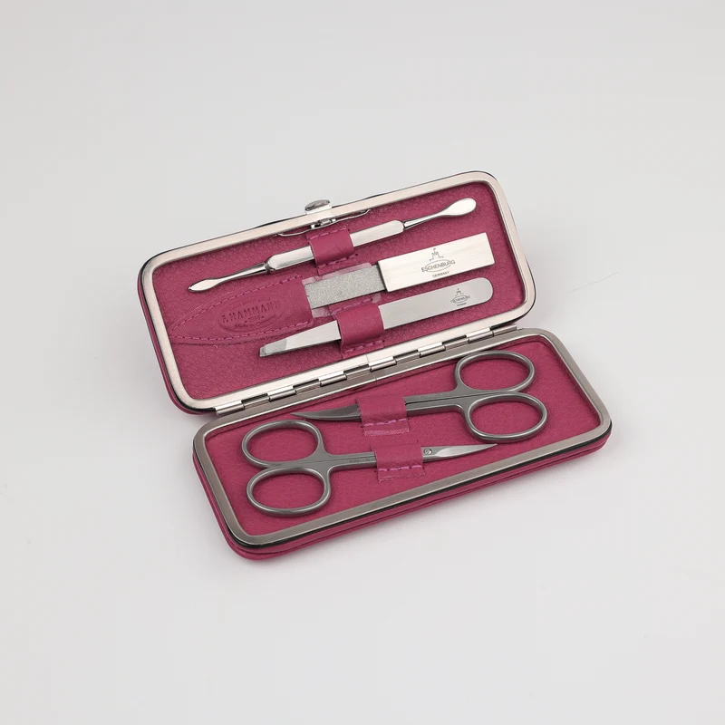 Leder Maniküre Etui Frame L - 5-Teilig