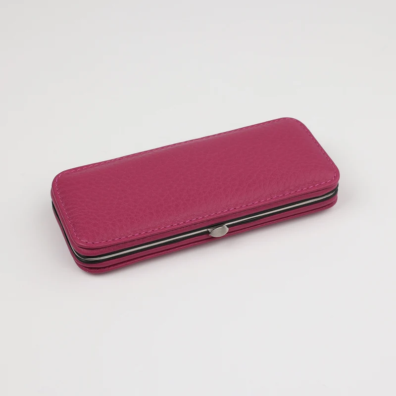 Leder Maniküre Etui Frame L - 5-Teilig