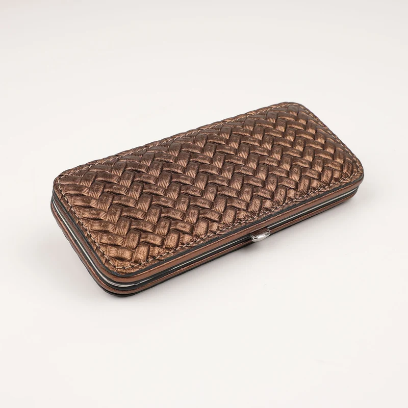 Leder Maniküre Etui Frame L - 5-Teilig