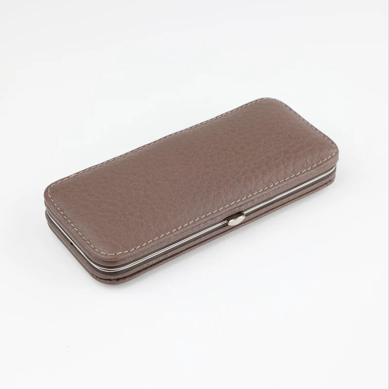 Leder Maniküre Etui Frame L - 5-Teilig