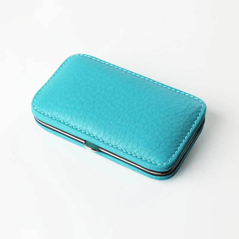 Leder Maniküre Etui Frame M - 5-Teilig