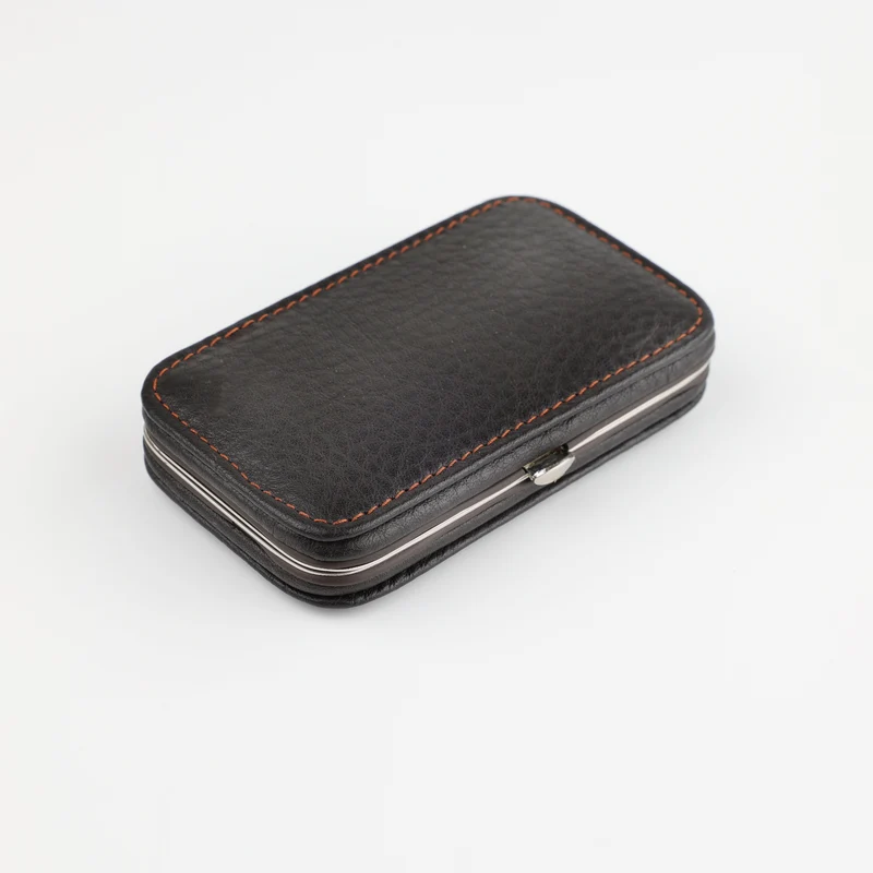 Leder Maniküre Etui Frame M - 5-Teilig