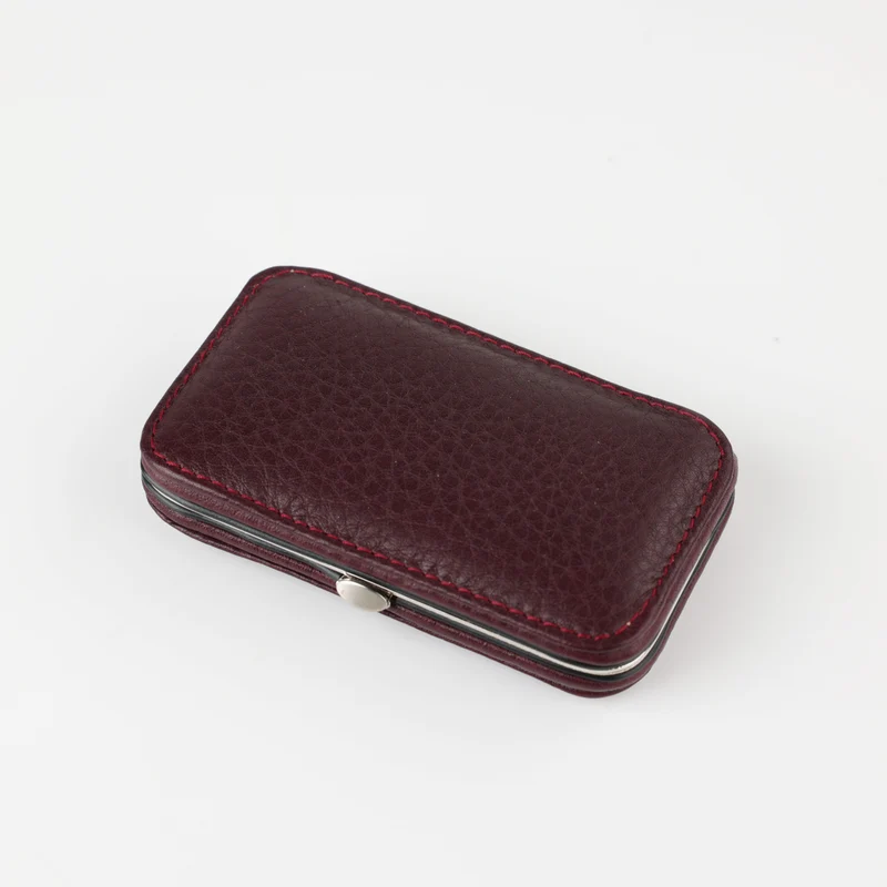 Leder Maniküre Etui Frame M - 5-Teilig