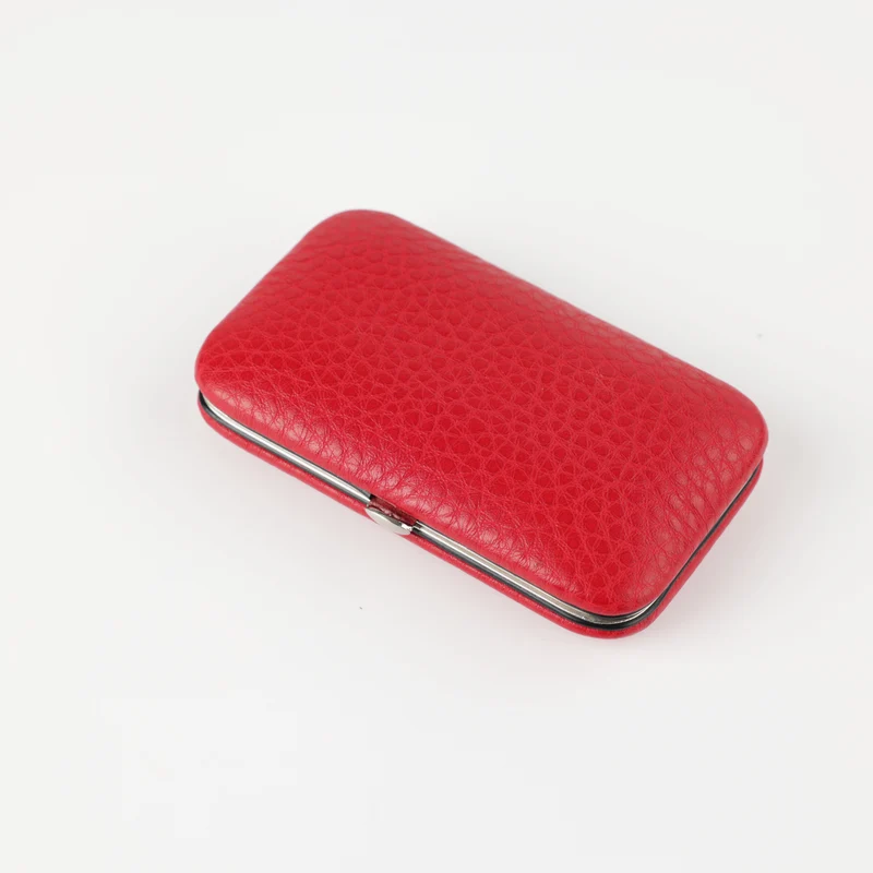 Leder Maniküre Etui Frame M - 5-Teilig