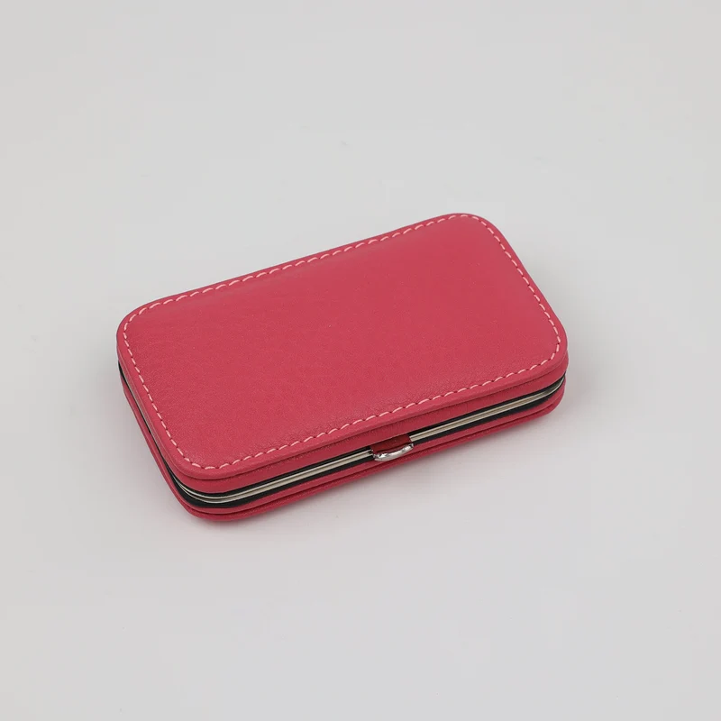 Leder Maniküre Etui Frame M - 5-Teilig