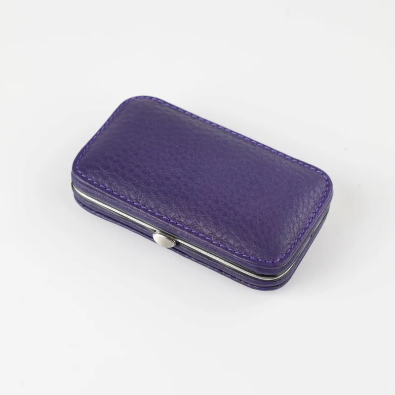 Leder Maniküre Etui Frame M - 5-Teilig