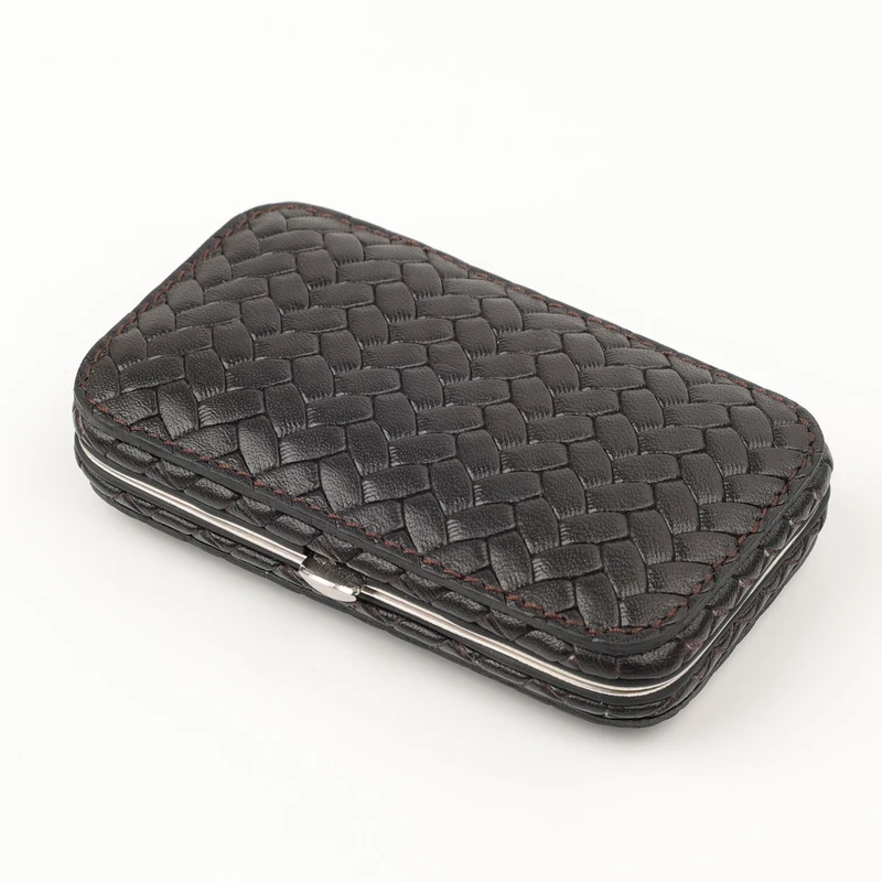 Leder Maniküre Etui Frame M - 5-Teilig