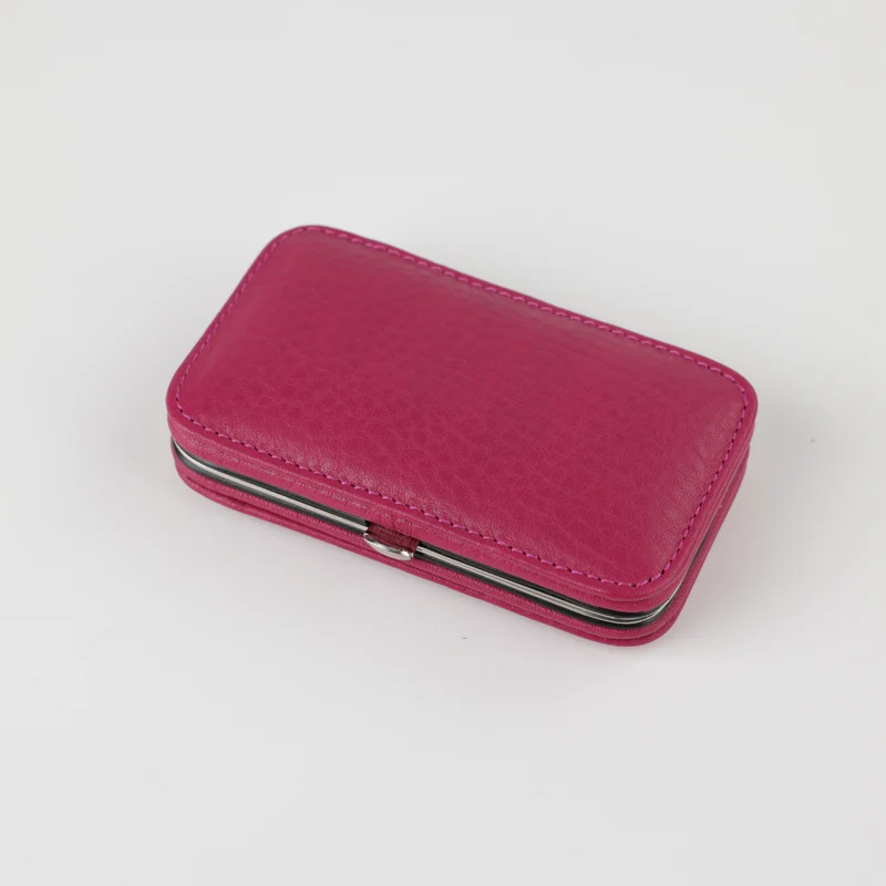 Leder Maniküre Etui Frame M - 5-Teilig