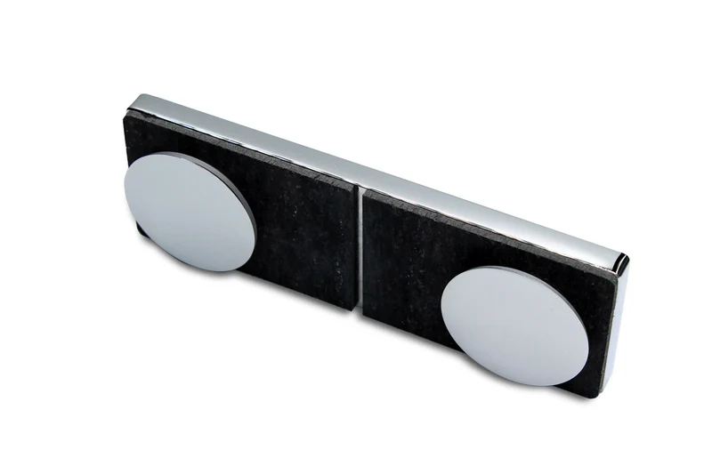 Eido S40 Längsverbinder Glas-Glas 180°, flächenbündig mit Senklochbohrung, 8 mm ESG, Art.Nr. 400009