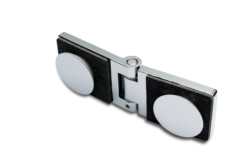 Eido S40 Scharnier Glas-Glas 180°, flächenbündig mit Senklochbohrung, 8 mm ESG, Art.Nr. 401005