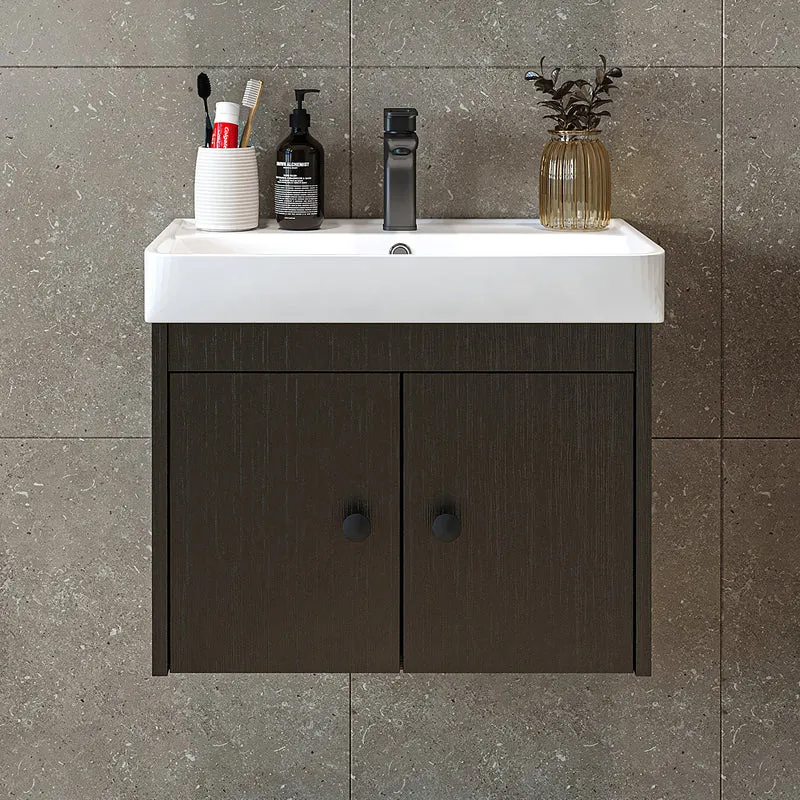 Roomart Badmöbel-Set ADA, 60 cm, mit Keramik-Waschbecken, in 6 Farben
