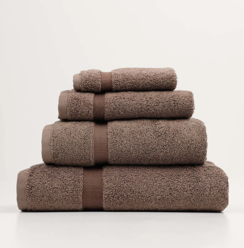 Rhomtuft Handtuch Princess Taupe