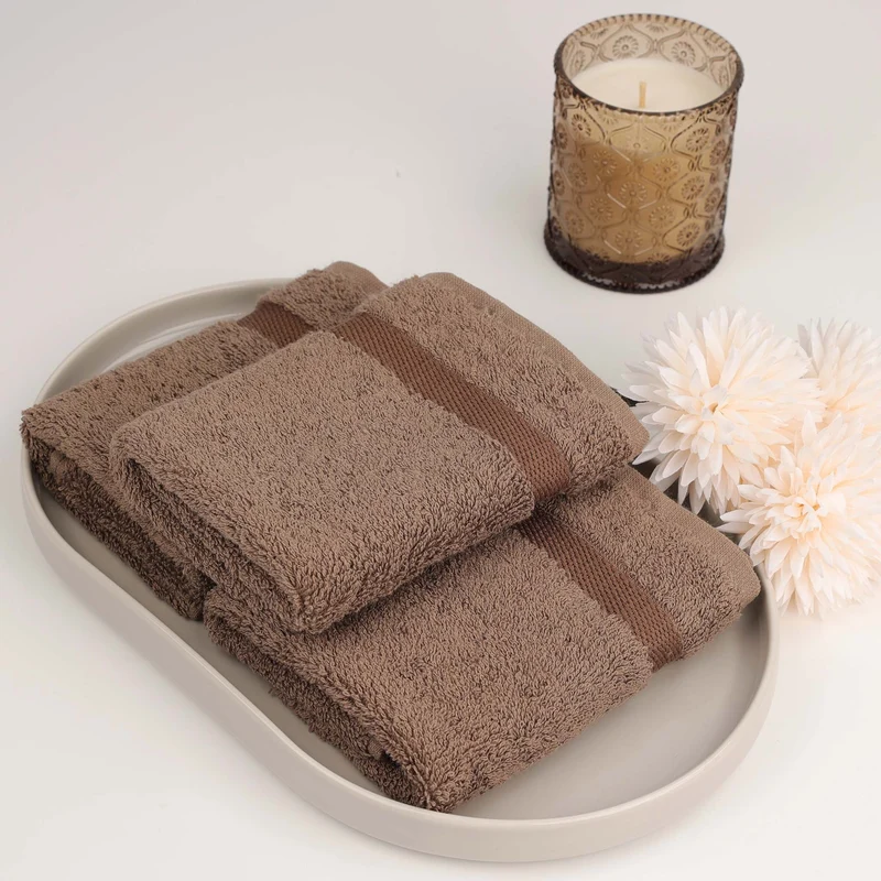 Rhomtuft Handtuch Princess Taupe