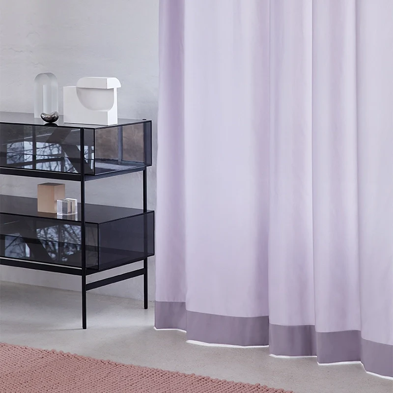 Stella CS – eleganter Design Taftvorhang nach Maß halbtransparent aus recyceltem Trevira CS
