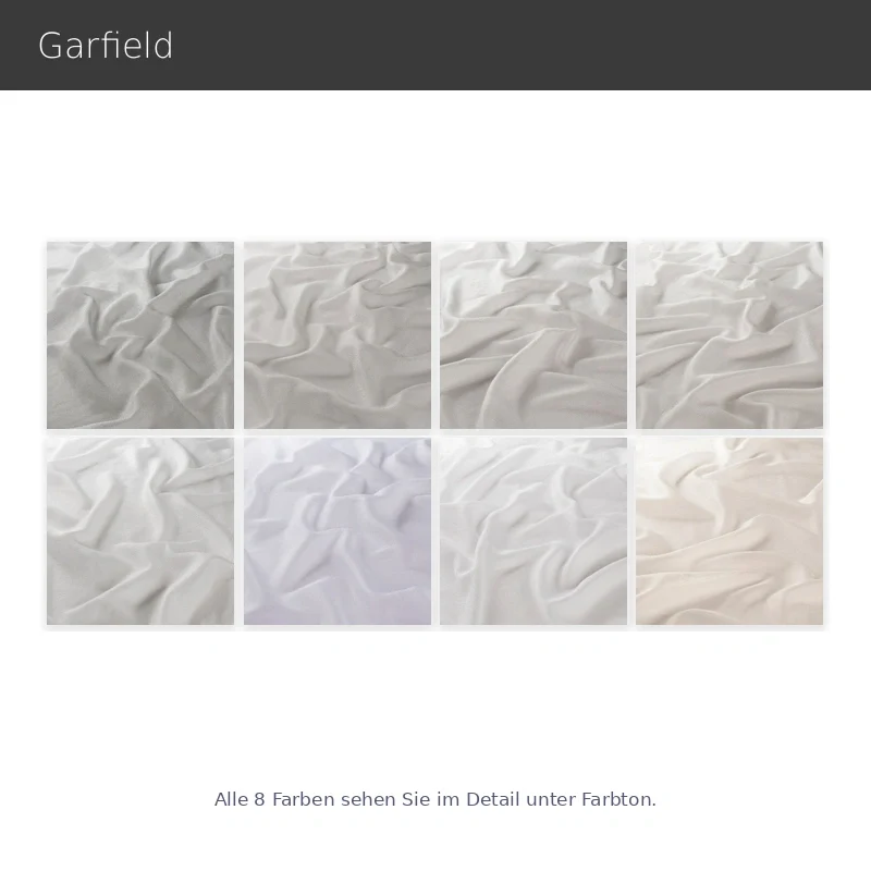 Moderner Vorhang Garfield transparent Kratzfest für Katze und Hund weiß, beige, grau nach Maß