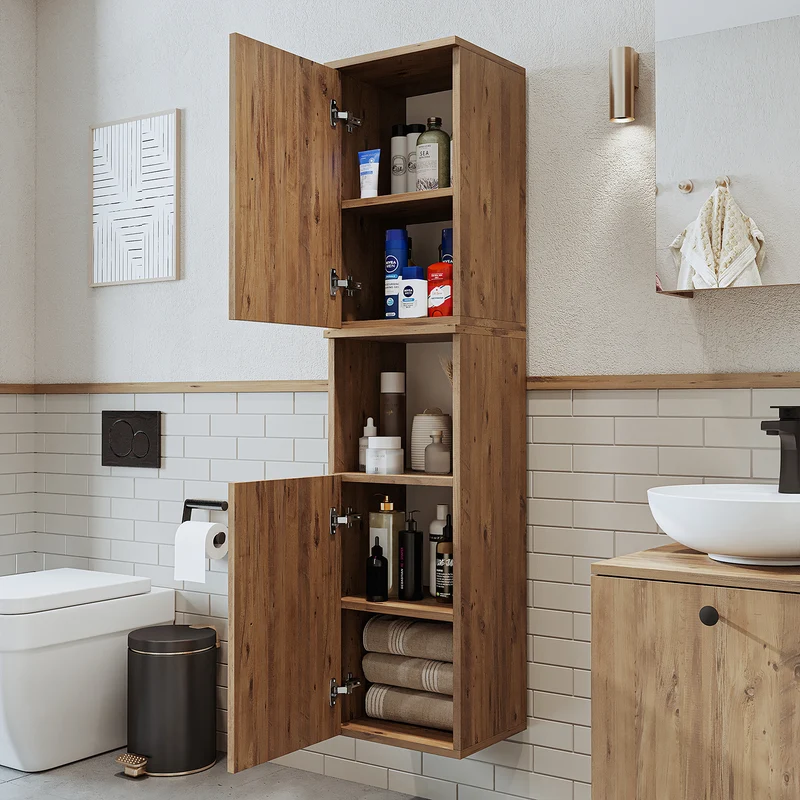 Roomart Badschrank LOTUS, 60, 90 oder 150 cm, wandhängend, in 3 Farben