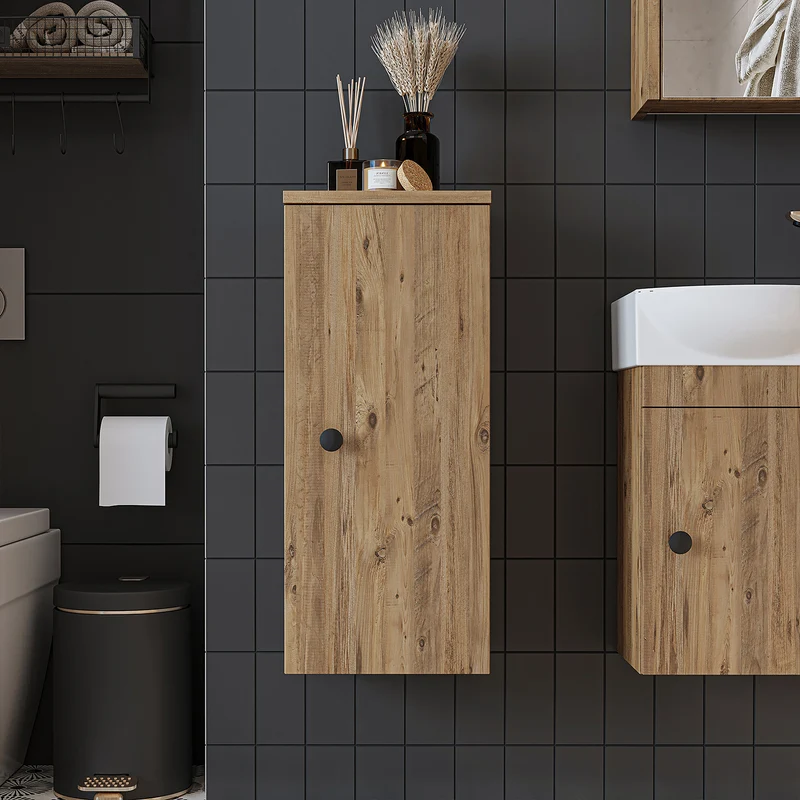 Roomart Badschrank PUNTO, 70 cm, wandhängend mit Soft-Close-Tür, in 4 Farben