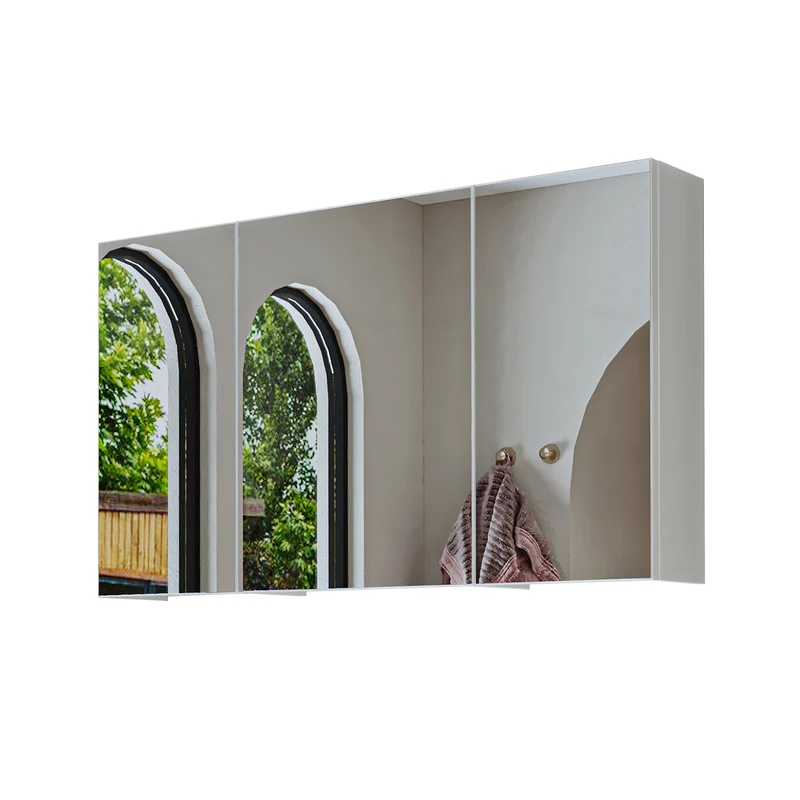 Roomart Badezimmer Spiegelschrank GUSTO, 75, 90 oder 105 cm, mit Soft-Close, in 2 Farben