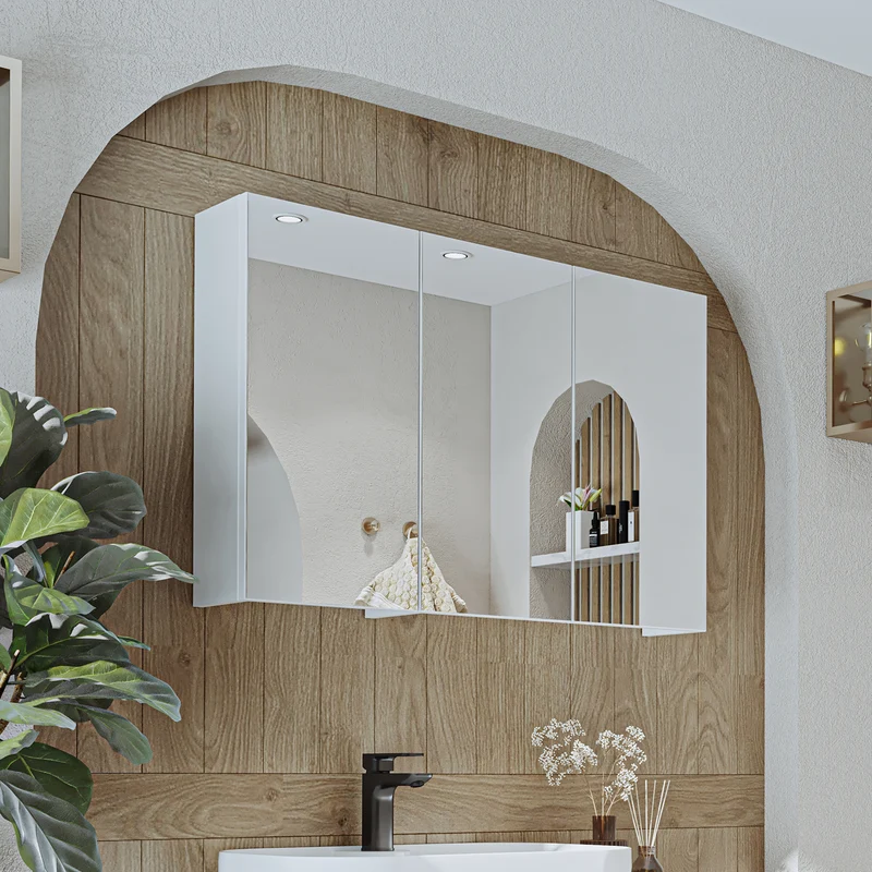 Roomart Badezimmer Spiegelschrank GUSTO, 75, 90 oder 105 cm, mit Soft-Close, in 2 Farben
