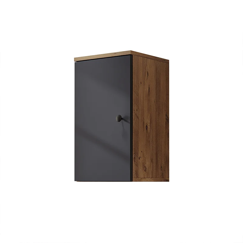 Roomart Badmöbel Set LOTUS 95 cm – 4-teiliges Badezimmermöbel mit Keramik-Waschbecken, Spiegelschrank & Hochschrank – Modernes Design