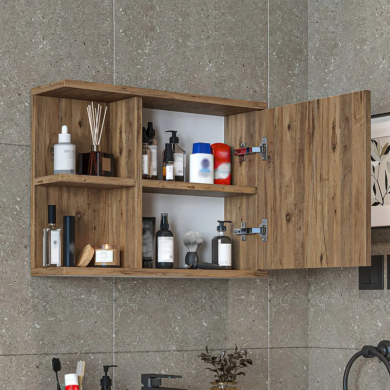 Roomart 4-teiliges Badmöbel-Set ADA, 60 cm, mit Waschbecken und Hochschrank, in 5 Farben