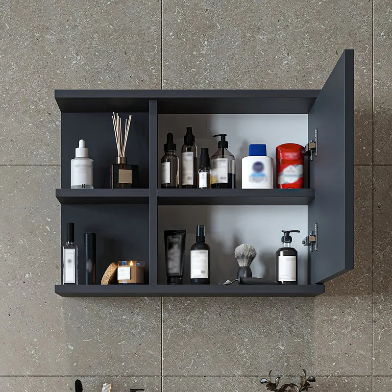 Roomart 4-teiliges Badmöbel-Set ADA, 60 cm, mit Waschbecken und Hochschrank, in 5 Farben