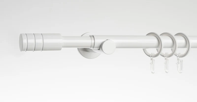 ourdeco® Stilring mit Haken für Fertiggarnitur Ø 16/19 mm | 10 Stück | verschiedene Farben