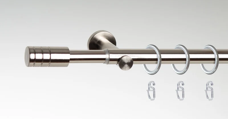 ourdeco® Stilring mit Haken für Fertiggarnitur Ø 16/19 mm | 10 Stück | verschiedene Farben
