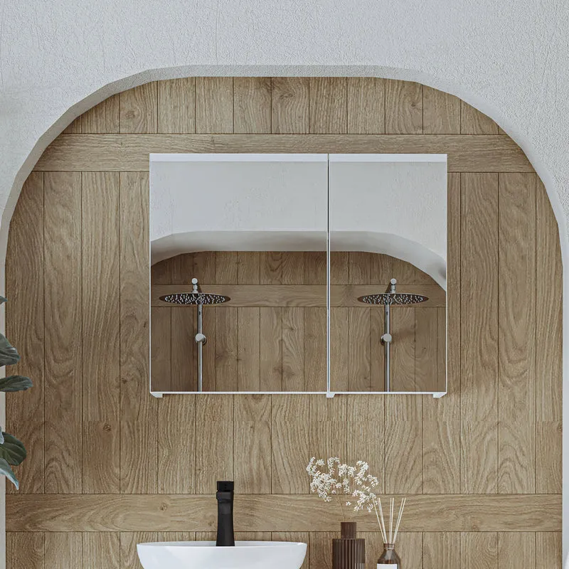 Roomart 4-teiliges Badmöbel-Set GUSTO, 75 cm, mit rundem Becken, in 2 Farben