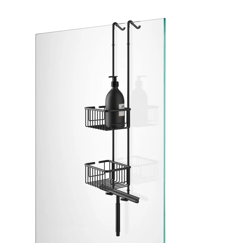 Duschabzieher mit gummiertem Griff Clear - 24 cm